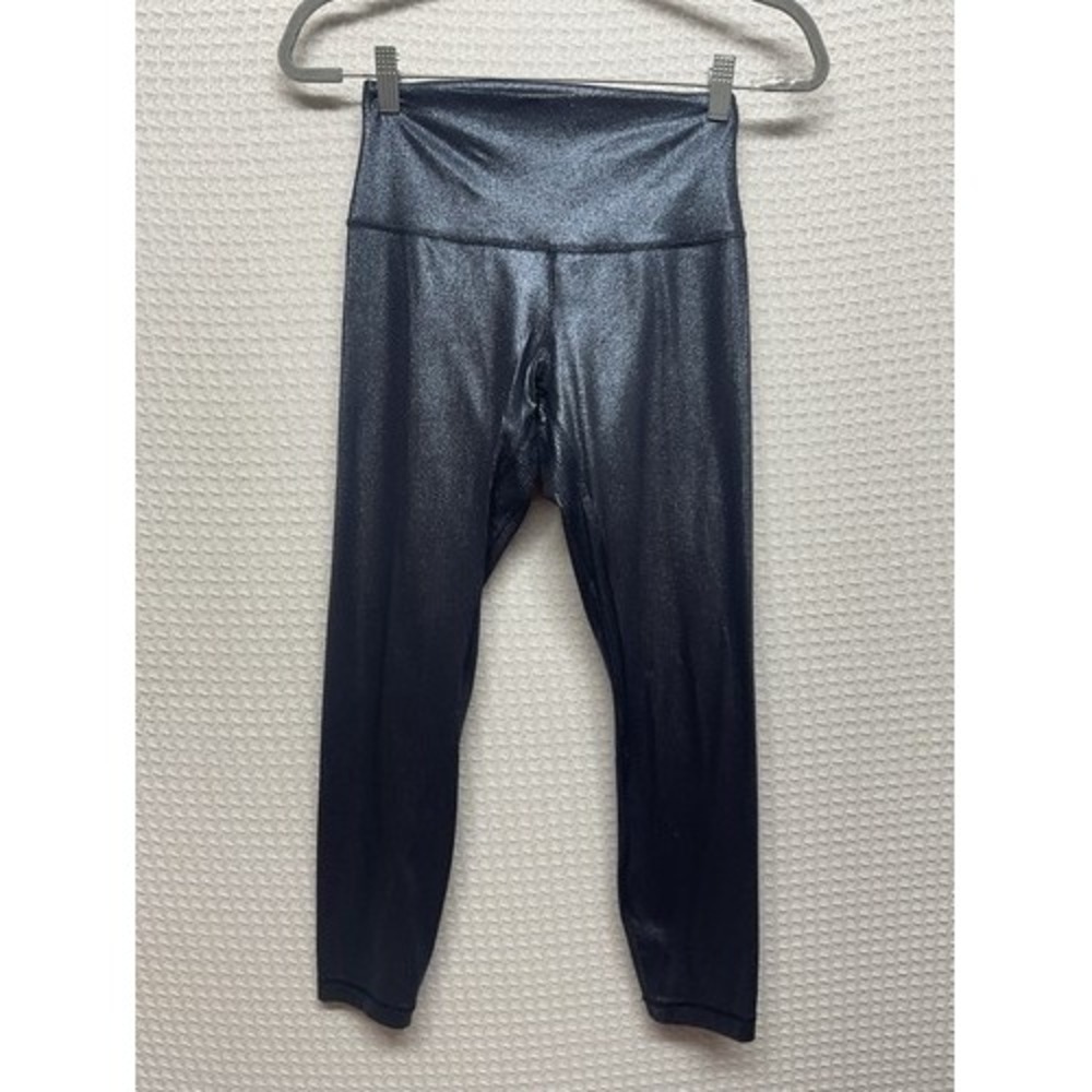 Lululemon Align Blue Night Shine High-Rise Ribbed Leggings Women 6 Vietnam